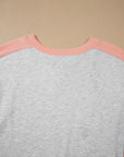 Lilliana Colorblock Pullover Casual PLUS Shorts