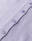 Solid 3/4 Sleeve Boxy Button-Down Cardigan