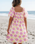 Alessandra Pleated Flared Midi Dress