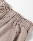 Mineral Wash Reverse Seam Drawstring Elastic Waist Pants
