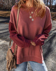Ella Patchwork Drop Shoulder Pullover