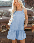 Rosalie Ruffle Hem Short Dress