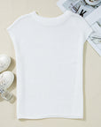 Jemma Sweater Tee with Side Slits