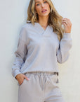 Laylah Textured Top and Pants Set