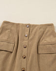 Xiomara Front Faux Mini Skirt