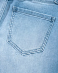 Dream Slit Leg Straight Jeans