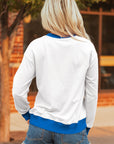 Heaven Striped Detail Baggy Sweatshirt