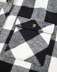 Plaid Patchwork Drawstring Hooded Shacket