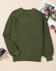 Maren Raglan Sleeve Pullover Sweater