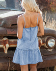 Rosalie Ruffle Hem Short Dress