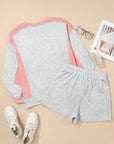 Colorblock Top and Shorts Set