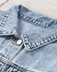 Sofibelle Distressed Raw Hem Jacket