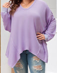 Rivka Exposed Seam Flowy PLUS Top