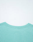 Aria Knit Colorblock Henley Top
