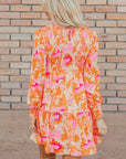 Jane Sleeve Ruffle Mini Dress