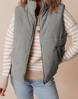 Taytum Stand Zipped Puffer Vest