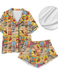 Baha Ranch Vintage Rodeo Poster Satin Pajama Set