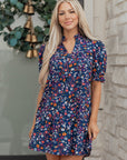 Serenity Puff Sleeve Mini Dress