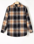 Everly Rounded Hem Plaid Shacket