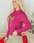 Meilani Graphic Christmas Holiday Sweater