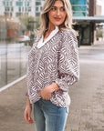 Phoebe Collar Puff Sleeve Top