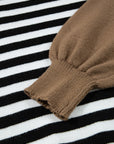 Julieta Colorblock Sleeve Chic Sweater