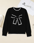 Malaysia accent Holiday Cropped Sweater