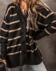 Emakira Drop Shoulder Loose Cardigan