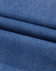 Denim Raw Hem Straight Leg Jeans