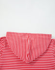 Hallie Puff Sleeve Stripe Hoodie