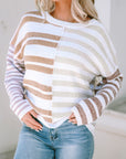 Magnolia Stripe Slouchy Sweater