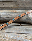 DC1001 - Light Oil Leather Dog Collar 10"-22"