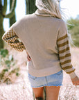 Vera Waffle Knit Turtleneck Sweater