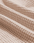 Beige Faux Two Piece Knit Patchwork Floral Print Plus Size Top
