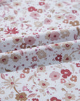 Floral Smocked Short Sleeve Wide Leg Jumpsuit