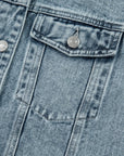 Evelyn Flap Frayed Detail Vest