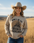 Don't Be An Armadillhole Graphic Sweatshirt