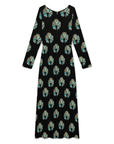 Baha Ranch Turquoise Naja Long Sleeve Jumpsuit