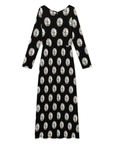 Baha Ranch Turquoise Silver Concho Long Sleeve Jumpsuit