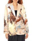 Yeehaw Cowboy Vintage Western Retro Blazer