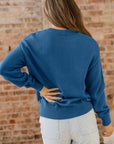 Western Howdy Embroidered Crewneck Sweater