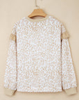 Aimee Detail Ribbed Trim Sweatshirt