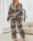 Baha Ranch Colores De Mexico Destination Mexico Satin Pajamas