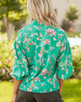Bella Lantern Sleeve Front Shirt