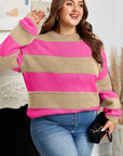 Florence Block Drop Shoulder PLUS Sweater