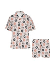 Longhorn Floral Women's Western Pajama Set