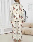 Baha Ranch Christmas Horses Satin Western Pajamas