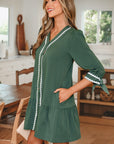 Xyla Bracelet Sleeve Shift Dress