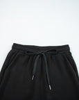 Solid Quarter-Zip Top and Drawstring Pants Set
