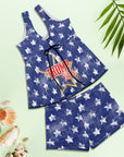 Baha Ranch Trump Maga Tankini Top Shorts Set